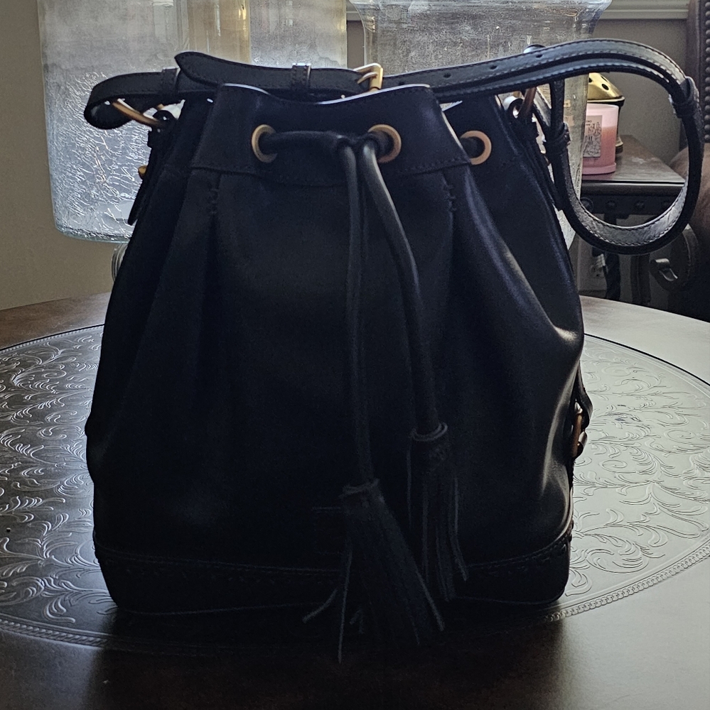 Dooney & Bourke Florentine Drawstring (Black)